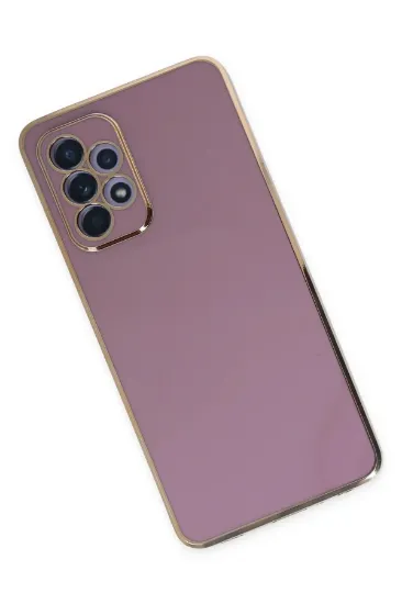 Newface Samsung Galaxy A52 Kılıf Volet Silikon - Mor resmi