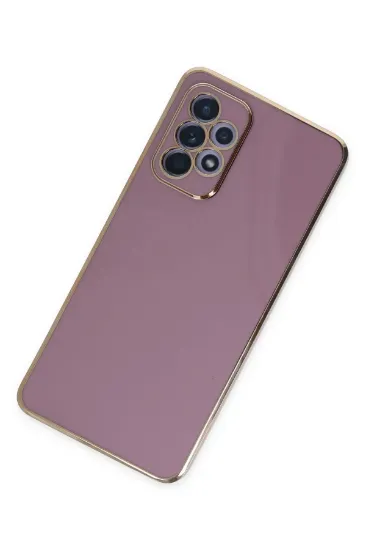 Newface Samsung Galaxy A52 Kılıf Volet Silikon - Mor resmi