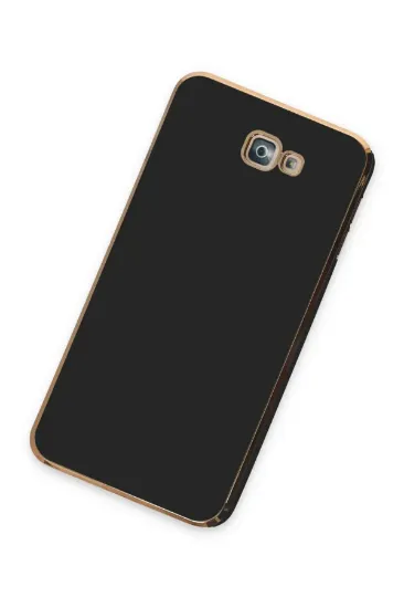 Newface Samsung Galaxy J7 Prime Kılıf Volet Silikon - Siyah resmi