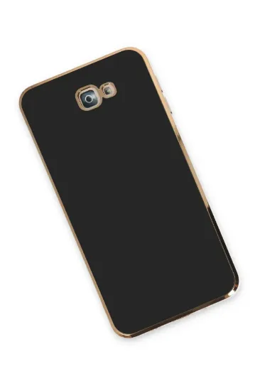 Newface Samsung Galaxy J7 Prime Kılıf Volet Silikon - Siyah resmi