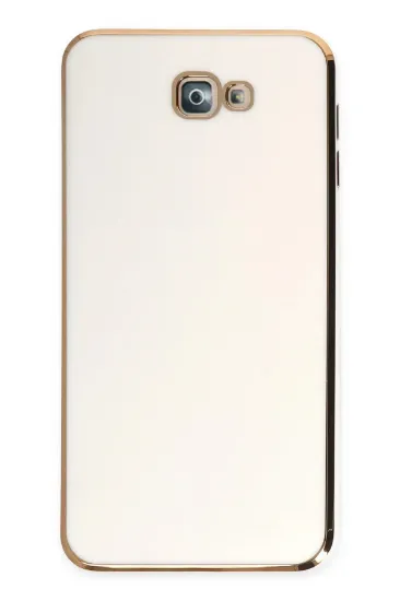 Newface Samsung Galaxy J7 Prime Kılıf Volet Silikon - Beyaz resmi