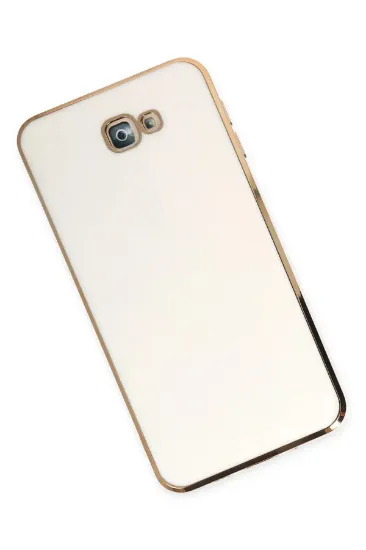 Newface Samsung Galaxy J7 Prime Kılıf Volet Silikon - Beyaz resmi