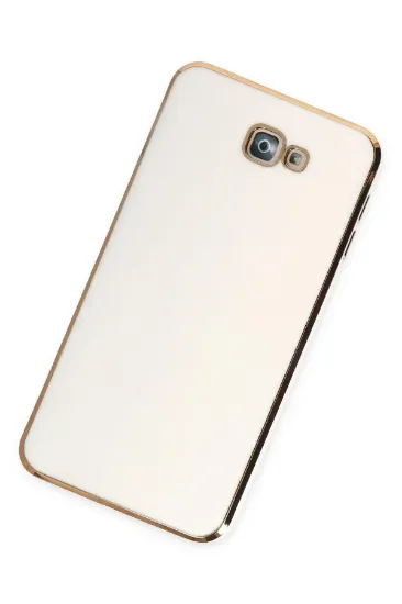 Newface Samsung Galaxy J7 Prime Kılıf Volet Silikon - Beyaz resmi