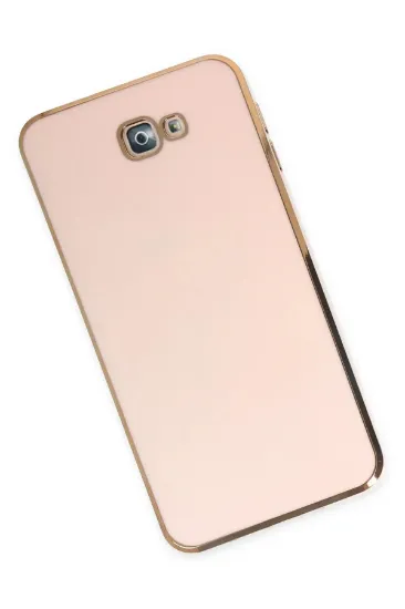Newface Samsung Galaxy J7 Prime Kılıf Volet Silikon - Pembe resmi