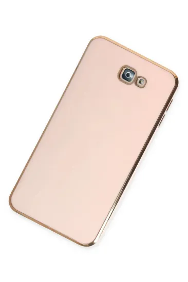 Newface Samsung Galaxy J7 Prime Kılıf Volet Silikon - Pembe resmi