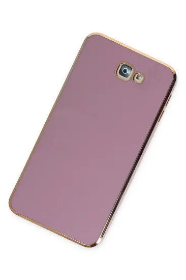 Newface Samsung Galaxy J7 Prime Kılıf Volet Silikon - Mor resmi