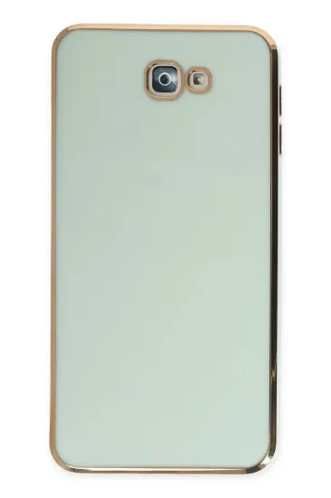 Newface Samsung Galaxy J7 Prime Kılıf Volet Silikon - Açık Yeşil resmi