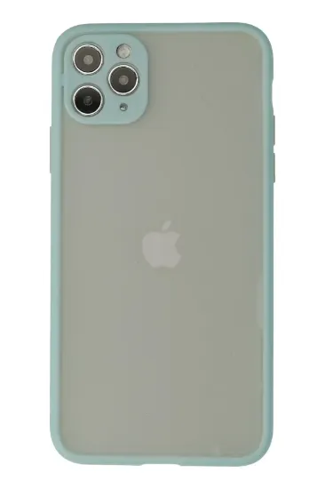 Newface iPhone 12 Pro Kılıf Montreal Silikon Kapak - Turkuaz resmi