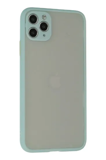 Newface iPhone 12 Pro Kılıf Montreal Silikon Kapak - Turkuaz resmi