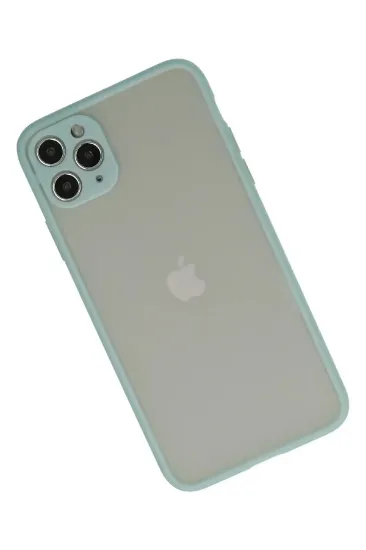 Newface iPhone 12 Pro Kılıf Montreal Silikon Kapak - Turkuaz resmi