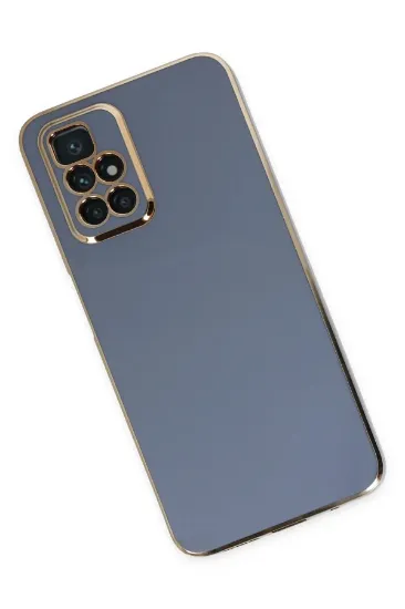 Newface Xiaomi Redmi 10 2022 Kılıf Volet Silikon - Mavi resmi