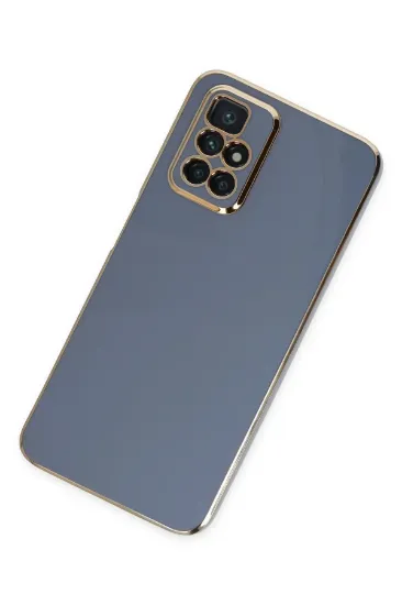Newface Xiaomi Redmi 10 2022 Kılıf Volet Silikon - Mavi resmi