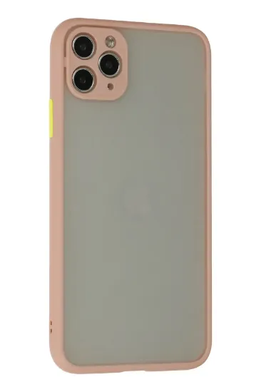 Newface iPhone 12 Pro Kılıf Montreal Silikon Kapak - Pembe resmi