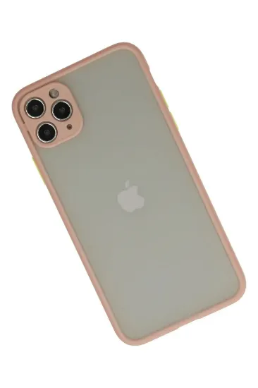 Newface iPhone 12 Pro Kılıf Montreal Silikon Kapak - Pembe resmi