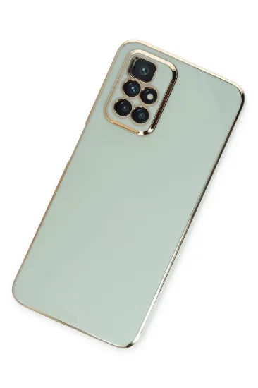 Newface Xiaomi Redmi 10 2022 Kılıf Volet Silikon - Açık Yeşil resmi