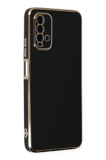 Newface Xiaomi Redmi 9T Kılıf Volet Silikon - Siyah resmi