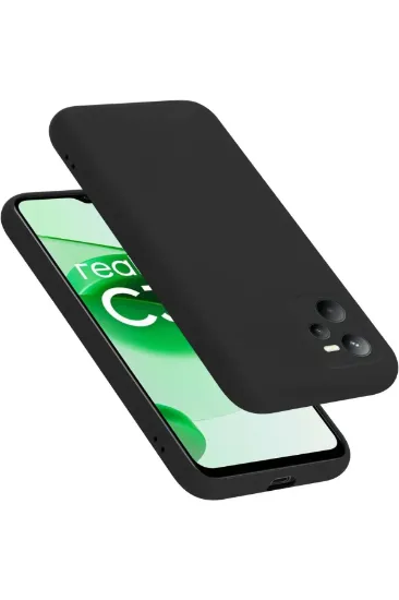Newface Realme C35 Kılıf First Silikon - Siyah resmi