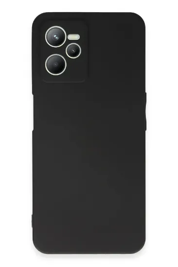 Newface Realme C35 Kılıf First Silikon - Siyah resmi