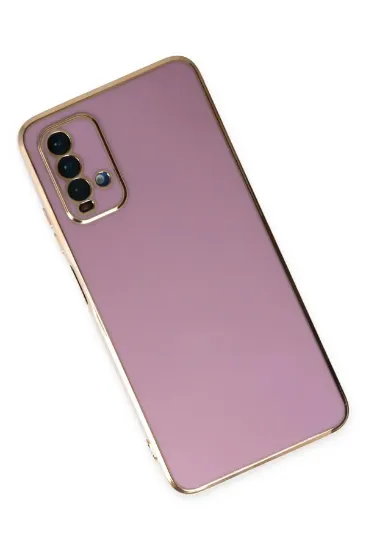 Newface Xiaomi Redmi 9T Kılıf Volet Silikon - Mor resmi