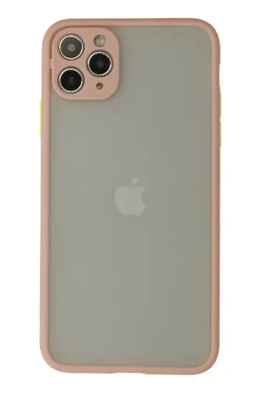 Newface iPhone 12 Pro Max Kılıf Montreal Silikon Kapak - Pembe resmi