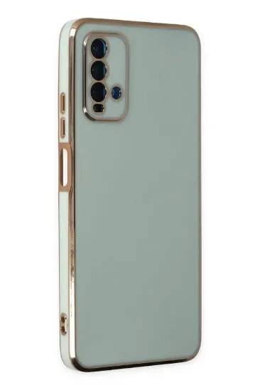 Newface Xiaomi Redmi 9T Kılıf Volet Silikon - Açık Yeşil resmi