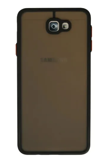 Newface Samsung Galaxy J7 Prime Kılıf Montreal Silikon Kapak - Siyah resmi