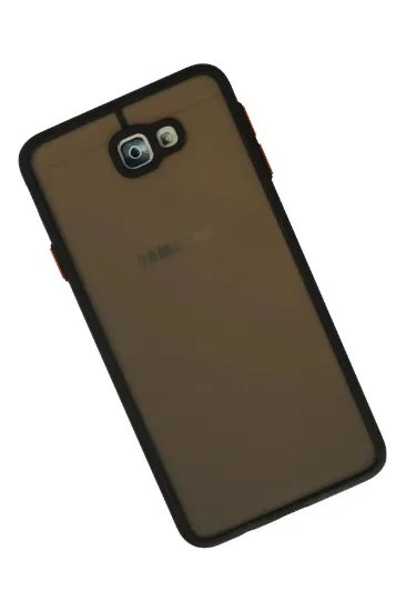 Newface Samsung Galaxy J7 Prime Kılıf Montreal Silikon Kapak - Siyah resmi