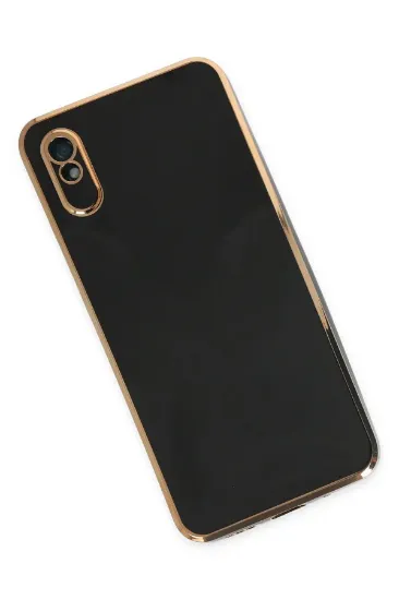 Newface Xiaomi Redmi 9A Kılıf Volet Silikon - Siyah resmi