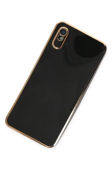 Newface Xiaomi Redmi 9A Kılıf Volet Silikon - Siyah resmi