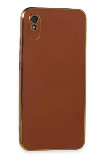 Newface Xiaomi Redmi 9A Kılıf Volet Silikon - Kırmızı resmi