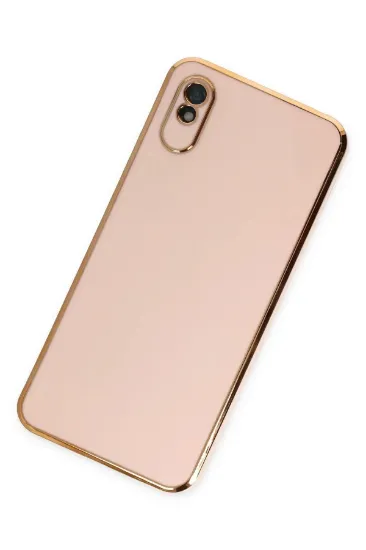 Newface Xiaomi Redmi 9A Kılıf Volet Silikon - Pembe resmi