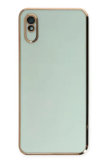 Newface Xiaomi Redmi 9A Kılıf Volet Silikon - Açık Yeşil resmi