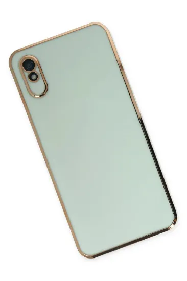 Newface Xiaomi Redmi 9A Kılıf Volet Silikon - Açık Yeşil resmi