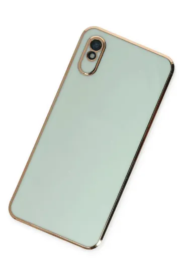 Newface Xiaomi Redmi 9A Kılıf Volet Silikon - Açık Yeşil resmi