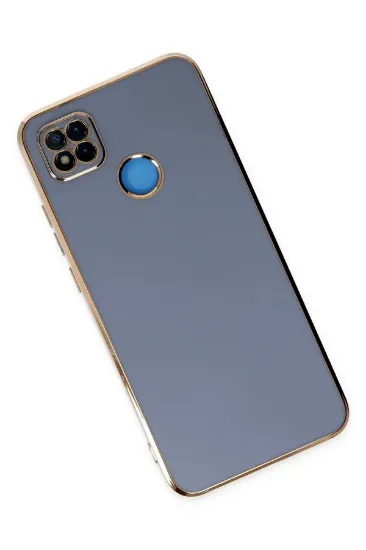 Newface Xiaomi Redmi 9C Kılıf Volet Silikon - Mavi resmi