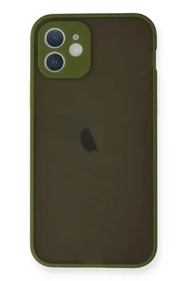 Newface iPhone 12 Mini Kılıf Montreal Silikon Kapak - Açık Yeşil resmi