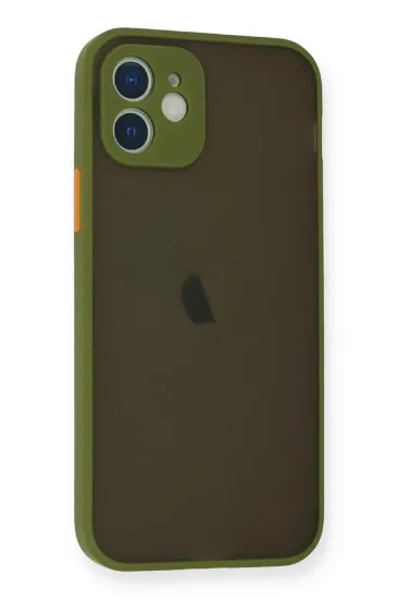 Newface iPhone 12 Mini Kılıf Montreal Silikon Kapak - Açık Yeşil resmi