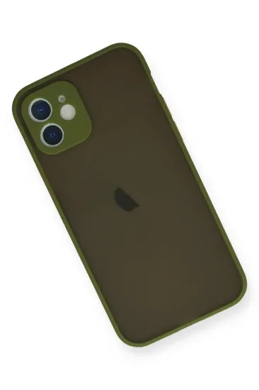 Newface iPhone 12 Mini Kılıf Montreal Silikon Kapak - Açık Yeşil resmi