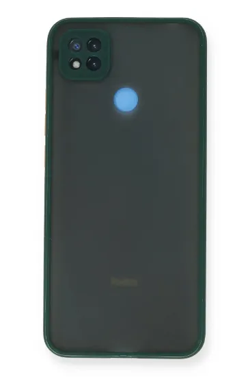 Newface Xiaomi Redmi 9C Kılıf Montreal Silikon Kapak - Yeşil resmi