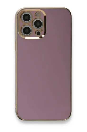 Newface iPhone 12 Pro Max Kılıf Volet Silikon - Mor resmi