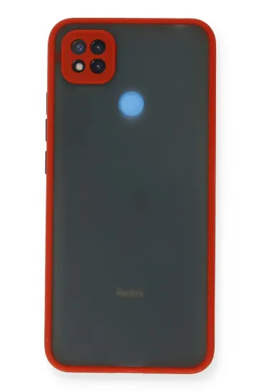 Newface Xiaomi Redmi 9C Kılıf Montreal Silikon Kapak - Kırmızı resmi