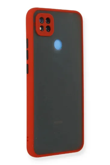 Newface Xiaomi Redmi 9C Kılıf Montreal Silikon Kapak - Kırmızı resmi