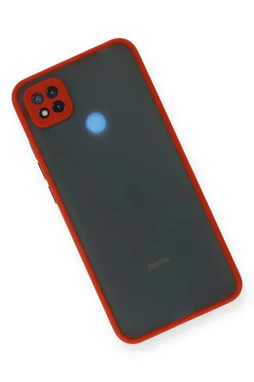 Newface Xiaomi Redmi 9C Kılıf Montreal Silikon Kapak - Kırmızı resmi