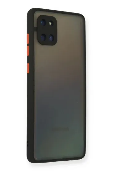 Newface Samsung Galaxy A81 / Note 10 Lite Kılıf Montreal Silikon Kapak - Siyah resmi
