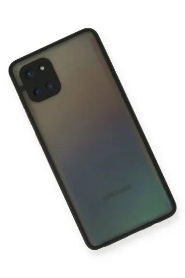 Newface Samsung Galaxy A81 / Note 10 Lite Kılıf Montreal Silikon Kapak - Siyah resmi