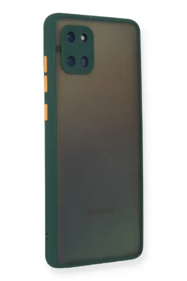 Newface Samsung Galaxy A81 / Note 10 Lite Kılıf Montreal Silikon Kapak - Yeşil resmi