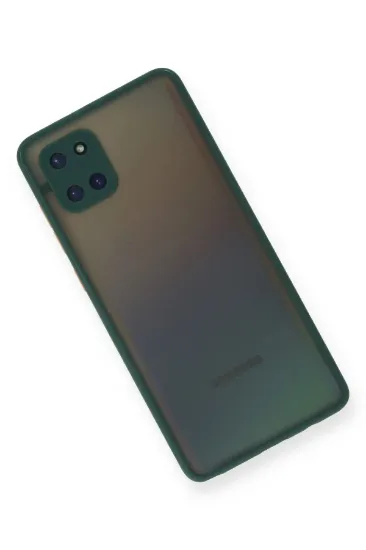 Newface Samsung Galaxy A81 / Note 10 Lite Kılıf Montreal Silikon Kapak - Yeşil resmi