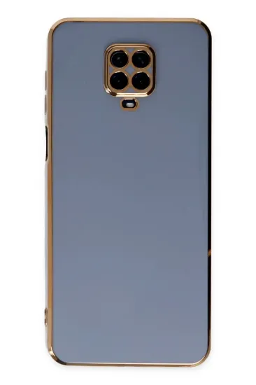 Newface Xiaomi Redmi Note 9 Pro Kılıf Volet Silikon - Mavi resmi