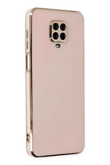 Newface Xiaomi Redmi Note 9 Pro Kılıf Volet Silikon - Pembe resmi