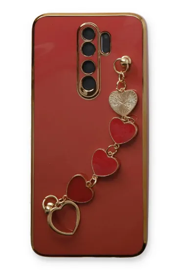 Newface Xiaomi Redmi Note 8 Pro Kılıf Esila Silikon - Kırmızı resmi